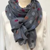 Privatsachen - Schnittpause silketørklæde med bomber - Privatsachen