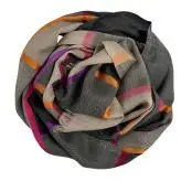 Box Design wool scarf, Solace Fashion - 