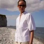 Billy 2/4 sleeve shirt - White, esmé studios - 