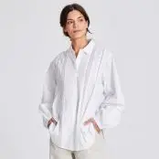 Jessica Shirt Cotton Poplin - White, Gai+Lisva - 