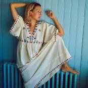 Flora kjole - Vanilla - HABIBA - 