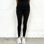 by basics - 3601 bambus leggings - sort - Dansk Naturfiber