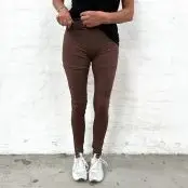 by basics - 3601 bambus leggings - kastanjebrun - Uldtørklæder