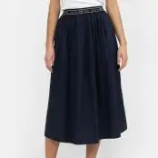Calla Midi Skirt - Dark Saphhire, esmé studios -