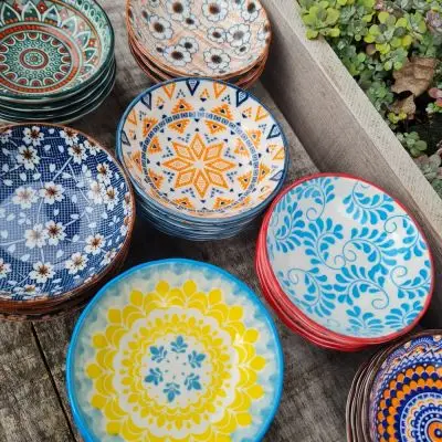 Keramikskål  til duftblok - 9 cm, HomeBreeze - HomeBreeze