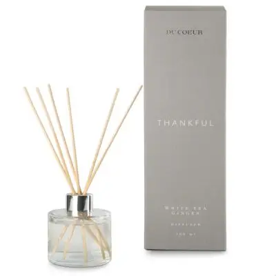 Duft diffuser Thankful - White Tea & Ginger, Du Coeur - 