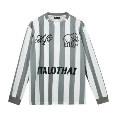 Palermo Football Tee L/S - Ultimate Grey, H2O Sportswear - Herretøj
