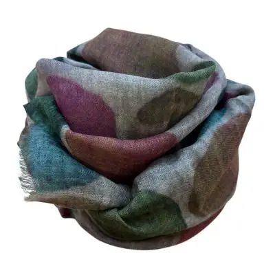 33082 Circle-Color uld tørklæde, Aperitif Sjaler - Aperitif Sjaler