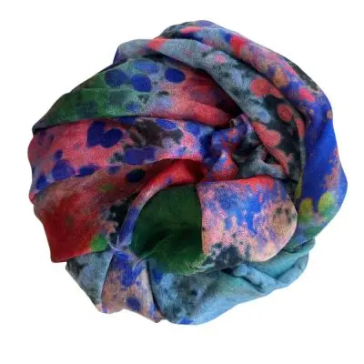 33163 Circle-Color uld tørklæde, Aperitif Sjaler - Aperitif uldtørklæder