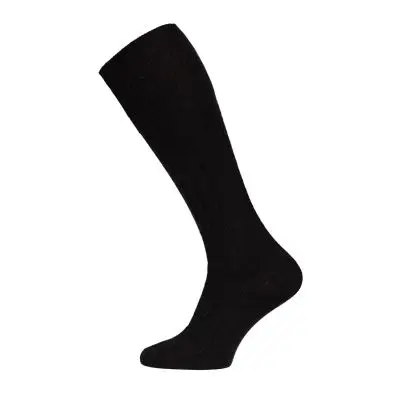 Knæstrømper 1 par - sort, Home of Socks - bomulds strømper